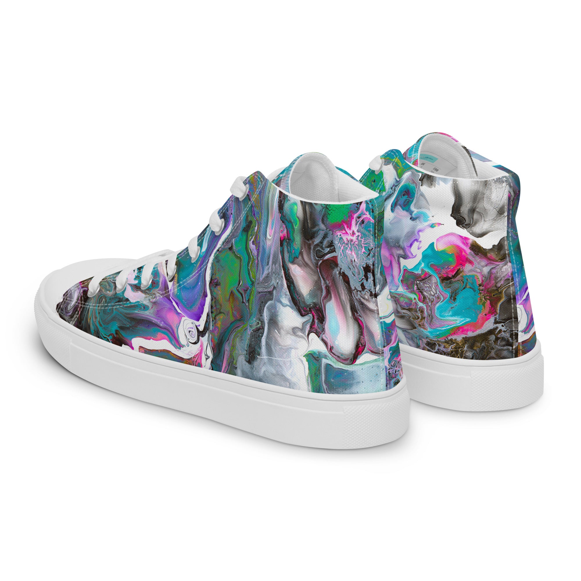 "Northern Lights" Men's High Top Shoes